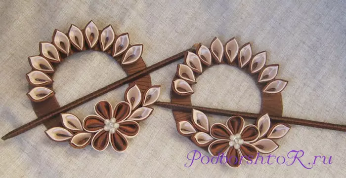 Kanzashi សម្រាប់វាំងននធ្វើវាដោយខ្លួនឯង: ព័ត៌មានជំនួយចៅហ្វាយនាយ