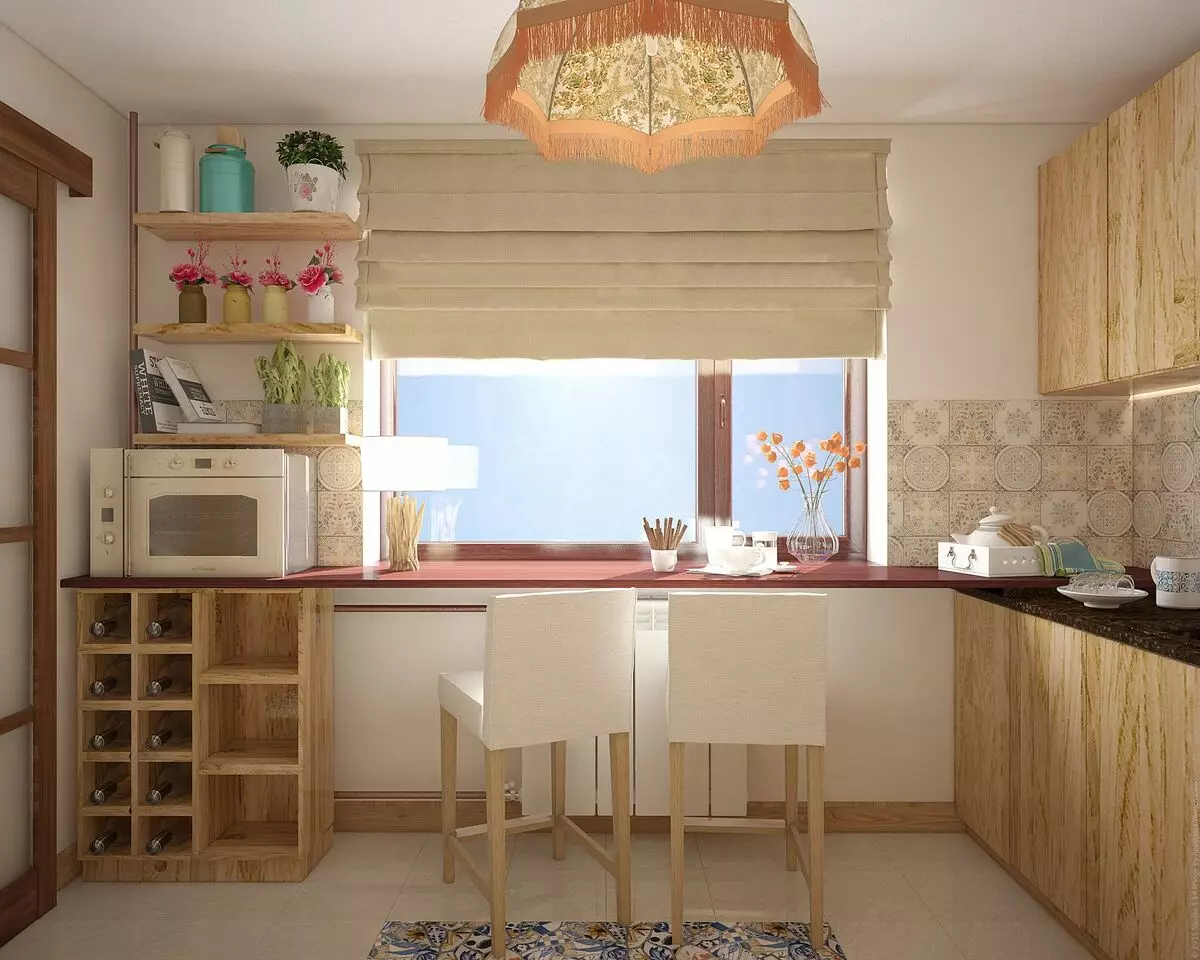 如何用小廚房功能使用窗台？