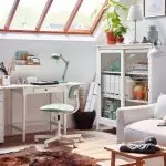 Ideas de decoración de oficina de casa elegante