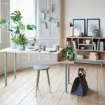 Ideas de decoración de oficina de casa elegante