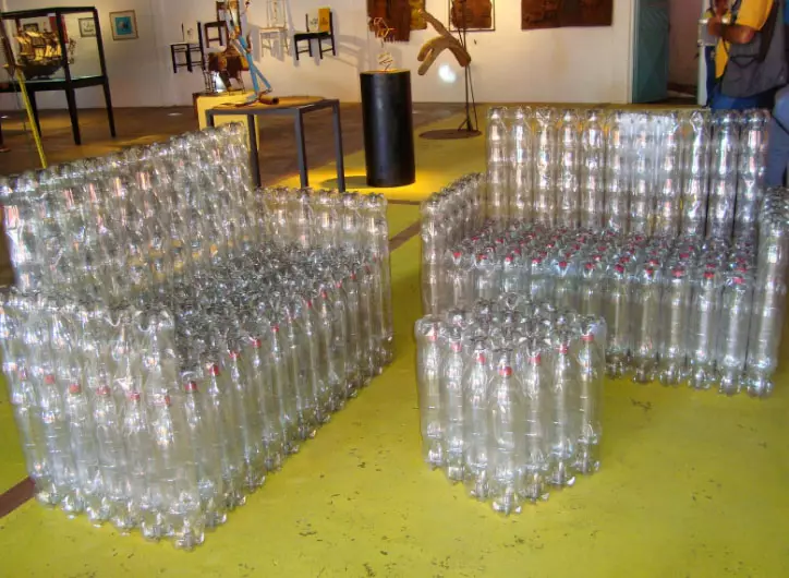 हम प्लास्टिक की बोतलों से पर्दे बनाते हैं: मास्टर क्लास