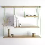 Placement of shelves on the wall: 5 stylish options