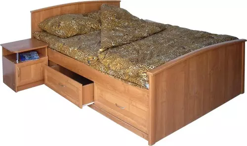 Podwójne łóżko z szufladami z własnymi rękami: instrukcje krok po kroku