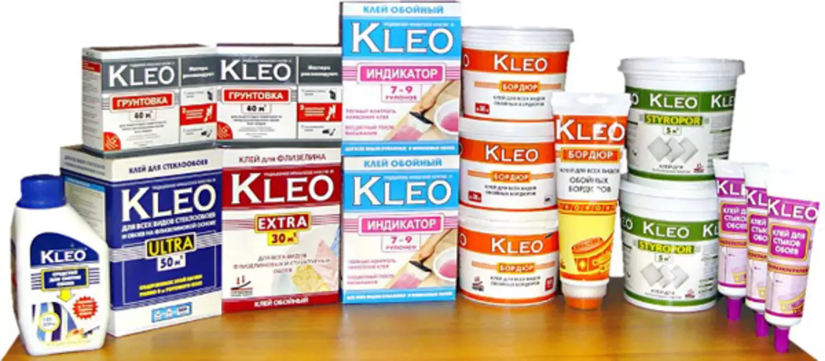 Kleo wallpaper glue: review and main characteristics