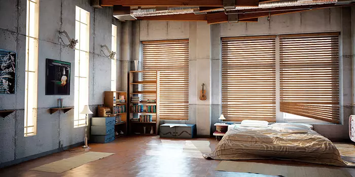 Sypialnia w stylu loft z własnymi rękami: projekt, zdjęcie