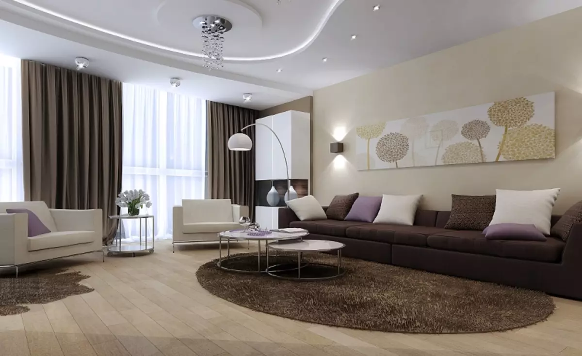 Dzīvojamā istaba 9 SQ M: Kā veikt interjera dizaina dizainu?