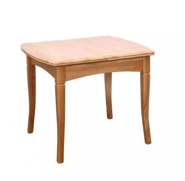 Округли сто у кухињи: Фотографија дрвених трпезаријских столова за малу кухињу, са заобљеним ивицама, видео упутствима са властитим рукама