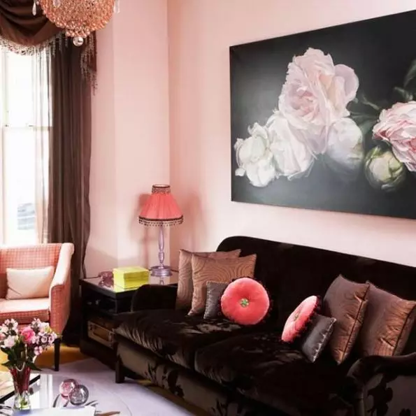 Pink Wallpapers: Hvilke gardiner er bedre med dem