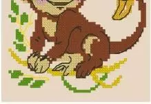 Skim Cross Monkey: Untuk Tahun Baru 2019, percuma, lukisan