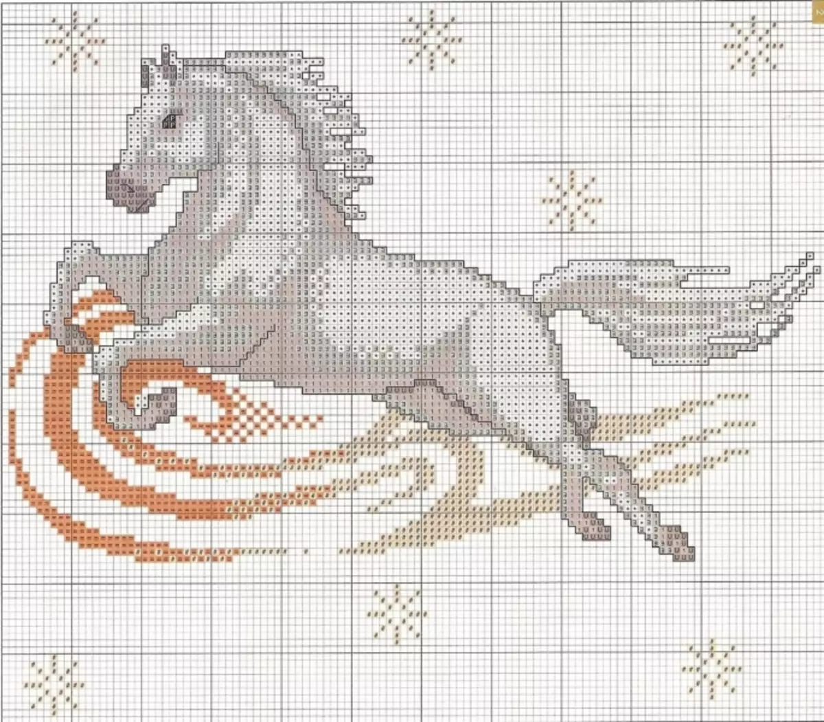 Cross-cross stitch. Սխեմաներ եւ հավաքածուներ, անվճար, պոնի վազում են ջրի վրա, ռիոլիս աղջիկների համար