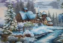 Embroidered paintings by cross: Cross are great, photo, like fast, video and gallery, drawing on canwe, flowers and frame
