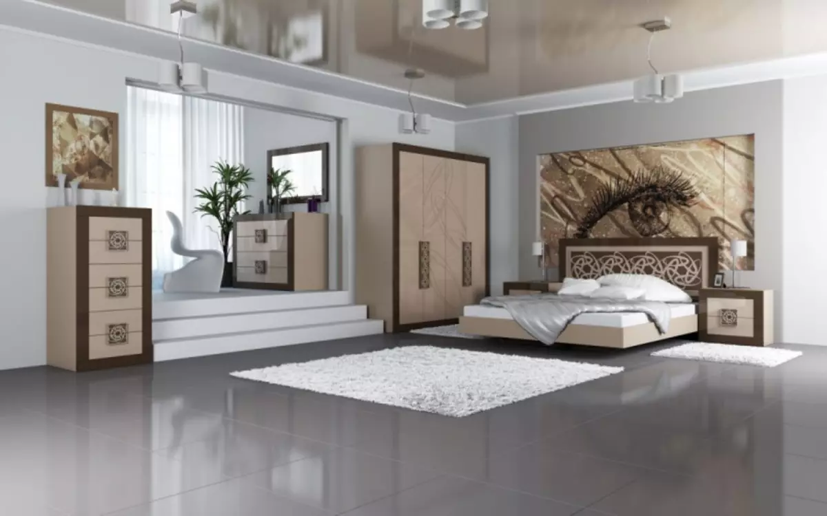 Diseño de dormitorio: la elección correcta de color, camas, muebles.