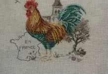 Cock Stitch Cross Scheme: descàrrega gratuïta, conjunts de vintage, pollastre daurat, articles i mini gràfics amb lluna