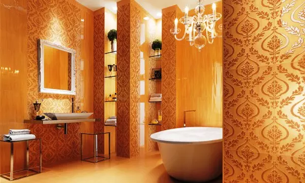 Golden Color Wallpaper: Zřídit interiér