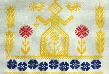 Makos Cross Embroidery Scheme: Libreng Download, Anong dekorasyon pick up, nais para sa pag-ibig