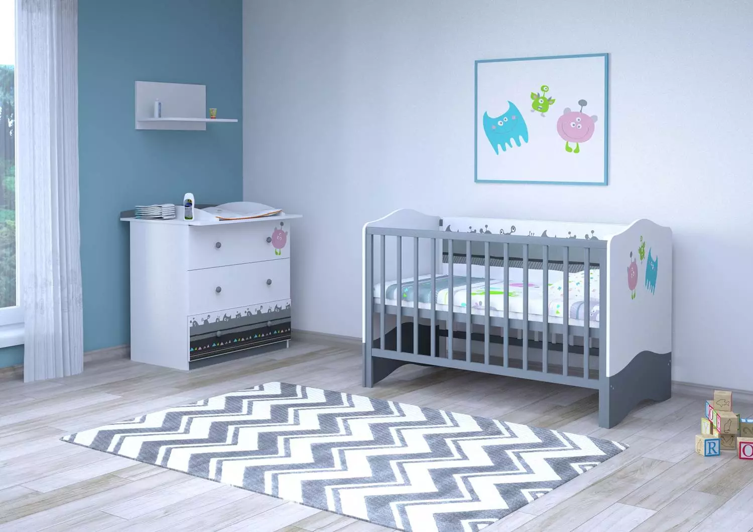 Як впливає колір дитячого ліжечка на малюка?
