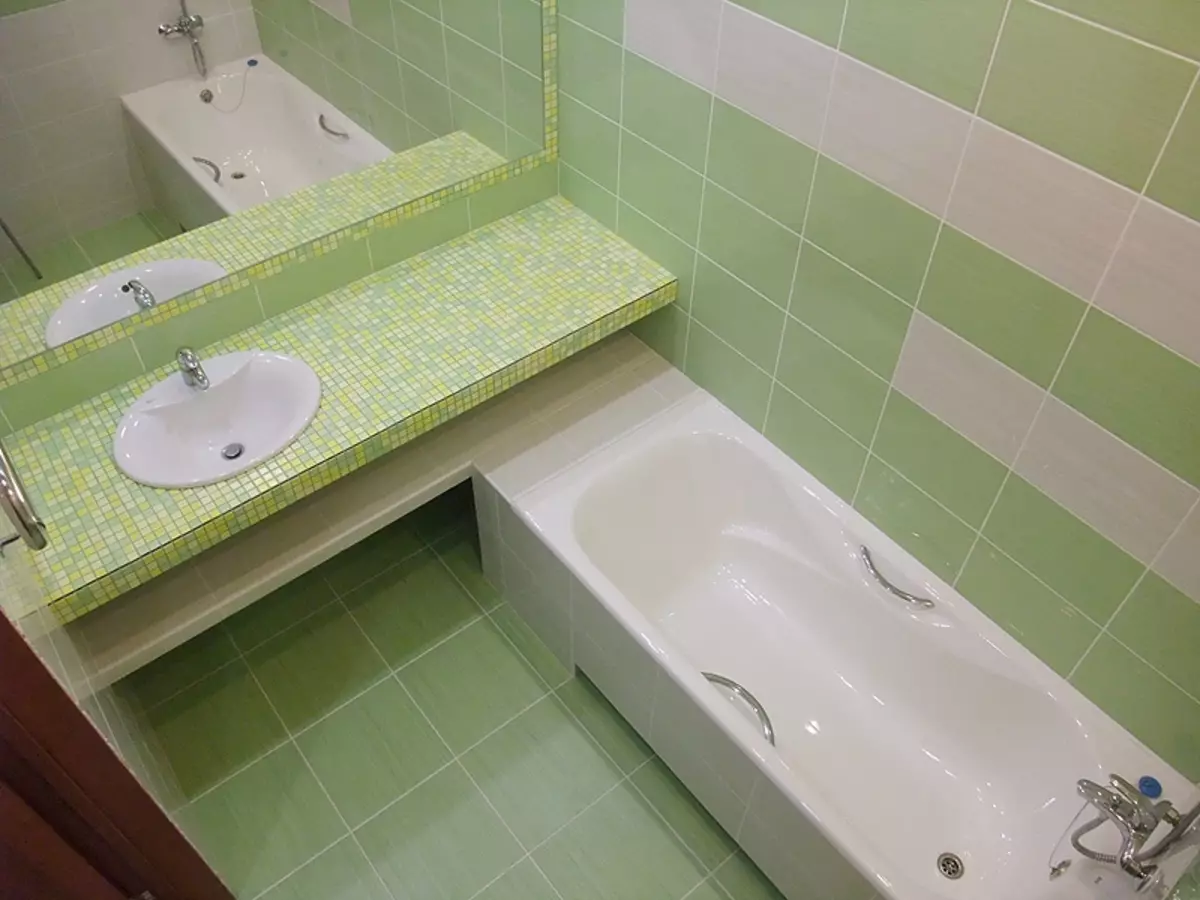 столешница для ванной комнаты под раковину своими руками из плитки