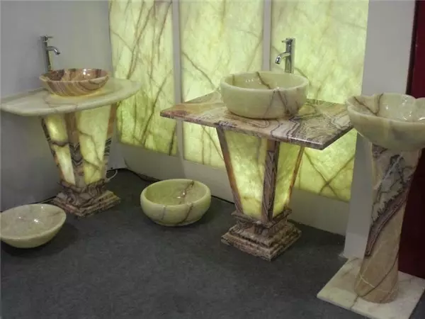Shell batu alam untuk kamar mandi