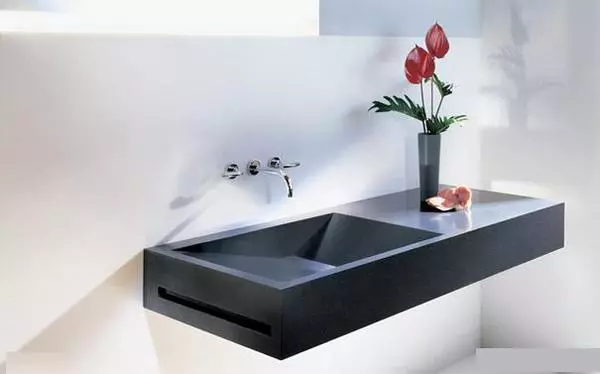 Artefarita ŝtona sink por banĉambro