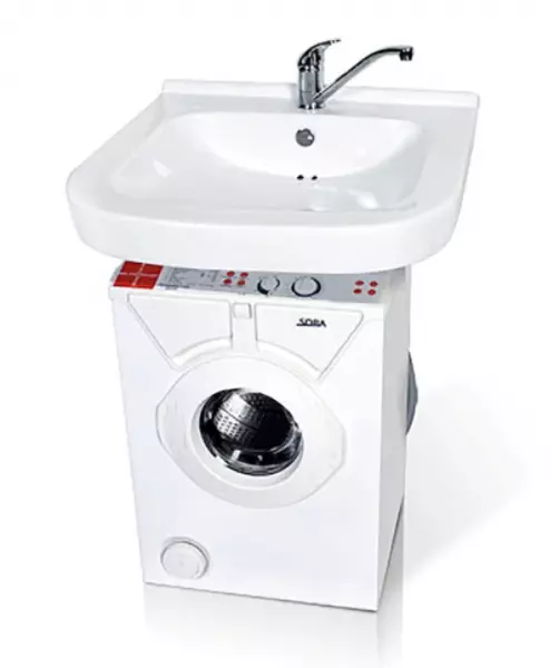 Vask over vaskemaskinen: valget og funksjonene i installasjonen