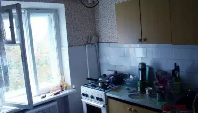 Tapeta pre malú kuchyňu v Khrushchev