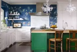 Wallpaper for kitchen and fashion trends in 2019