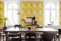 Wallpaper fil-dining room: Id-disinn ta 'ġewwa korrett