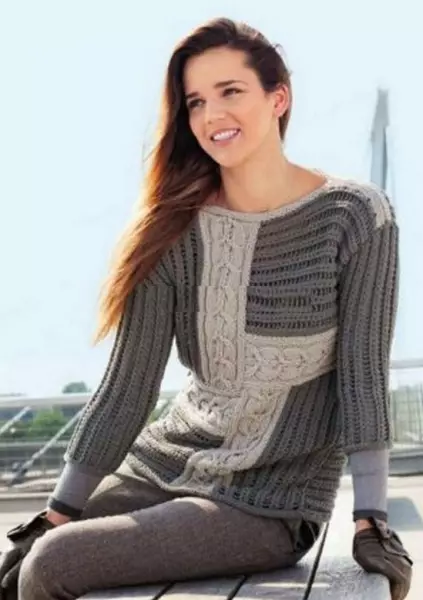 Raccogli a maglia patchwork: schemi, patchwork knitting video, tecnica e master class, jacquets e cardigan, calze e jack, pullover elegante, maglioni e guanti, foto