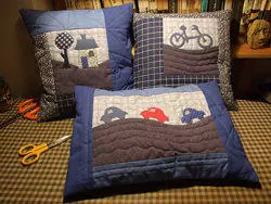 Bantal Patchworks: Peralatan Patchwork, Skema Jahit, Foto, Gaya Patchwork nganggo tangan, ide saka bantal, bantal sofa, video