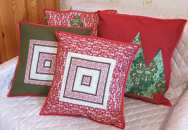 Patchwork Pillows: Patchwork udstyr, syningssystem, foto, patchwork stil med egne hænder, ideer om pudebetræk, dekorative sofa puder, video