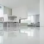 What can determine the choice of white floor for an apartment?