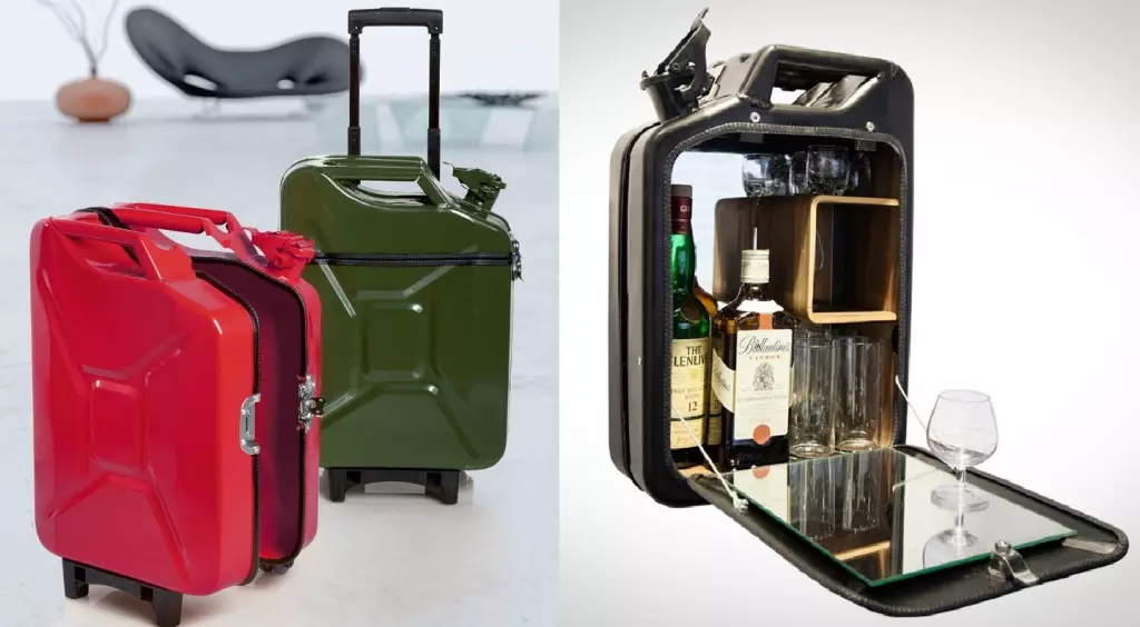 Hur man gör en resväska från behållaren gör det själv