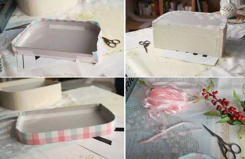 Как да направите куфар от картон го направите сами