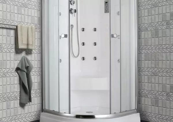 Shower cabin with hydromassage