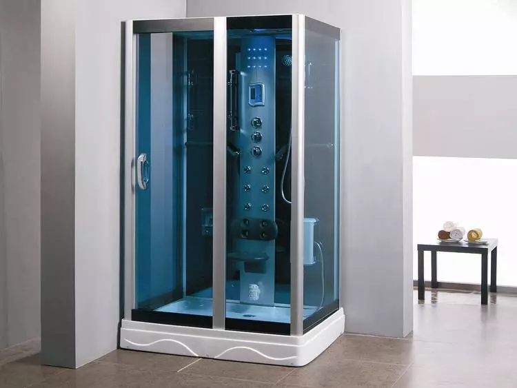 Cabine de douche avec hydromassage