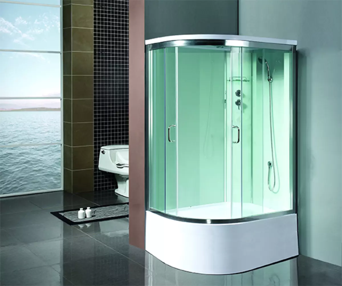 Kabina e dushit të bërë nga rus