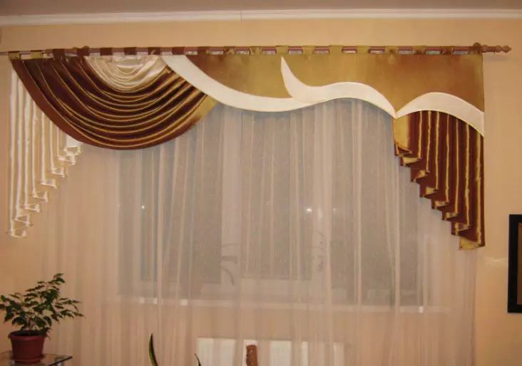 How easy and easy to make a bandage for curtains with your own hands