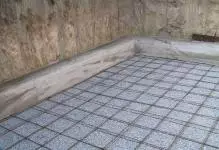 Megerősített rács: erősítő szálerősítő, beton padló meleg, alapfeltöltés, műanyag és fém