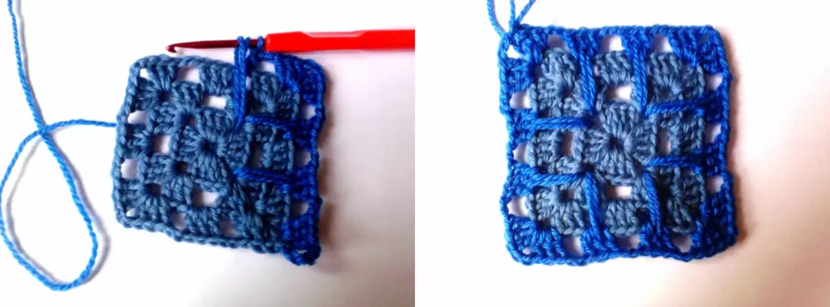 Babushkin მოედანი ესპანეთის Crochet