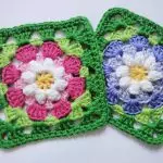 Como amarrar un Crochet Babushkin Square: esquemas simples para Needner Needlewomen