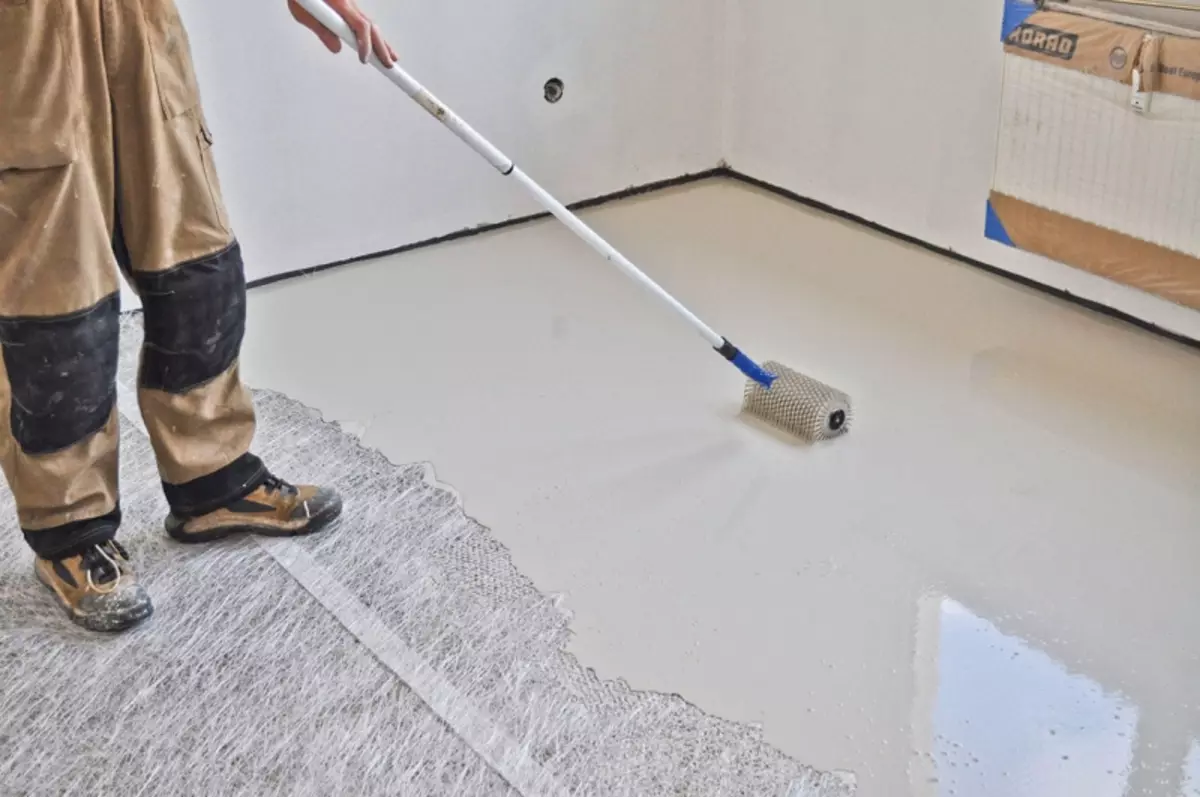 Tecnologia de piso de polímero: um dispositivo de piso líquido com suas próprias mãos, vídeo, aplicação e fabricação de uma concha