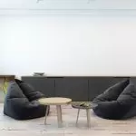 Mobiliário sem moldura: saco de cadeira em design de interiores