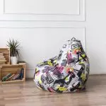 Mobiliário sem moldura: saco de cadeira em design de interiores