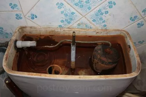 Bocor toilet mangkuk. Bagaimana cara menghilangkan?