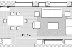 Kitchen transfer principles in the living room