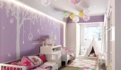 Lilac Children's Wallpaper