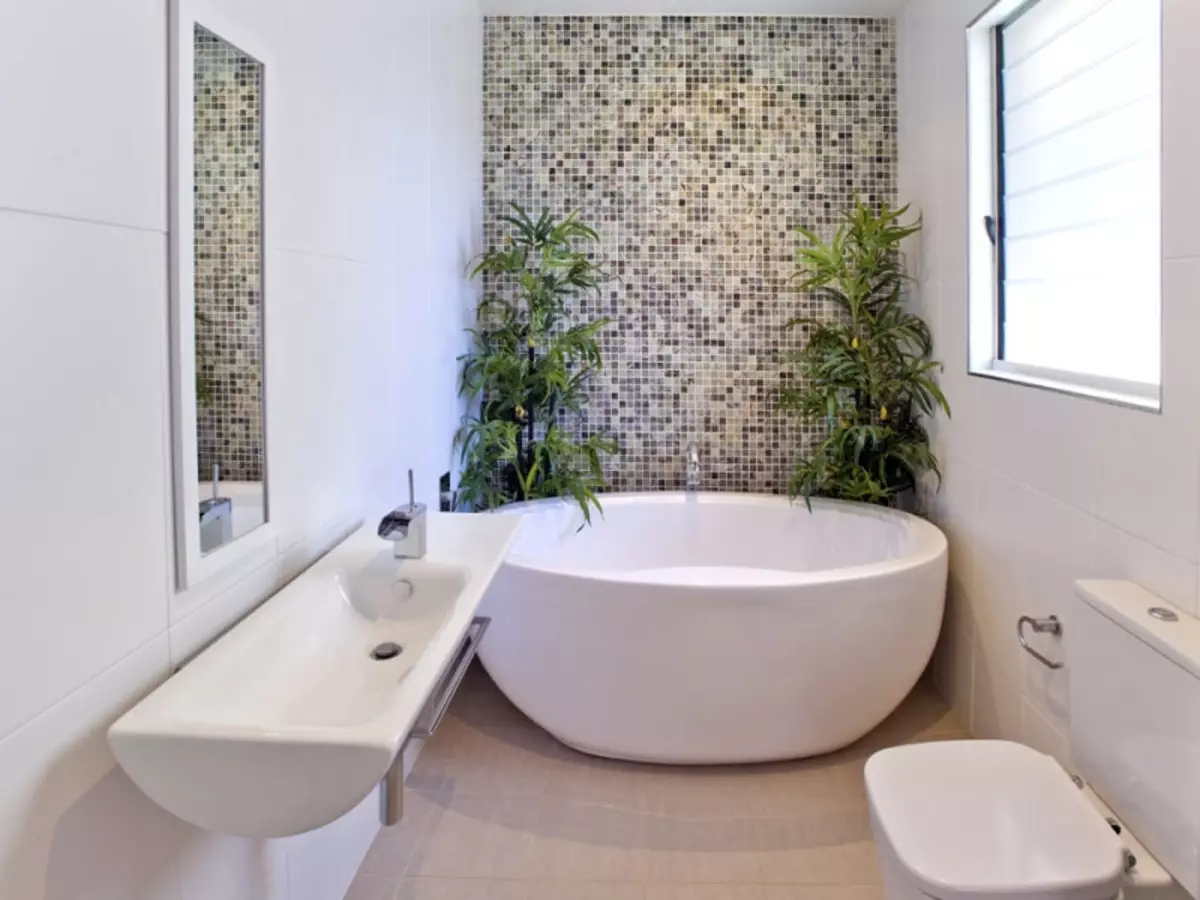 Расширить ванную. Идеи для ванной комнаты. Мозаика в интерьере ванной комнаты. Ванная с мозаикой. Овальная ванна в интерьере.
