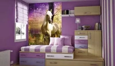 墙壁壁画与马