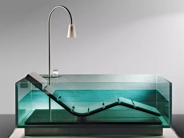 Baño transparente
