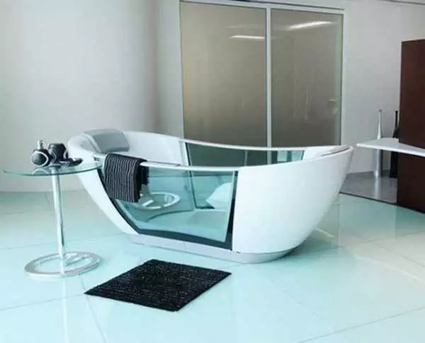 Transparent bath